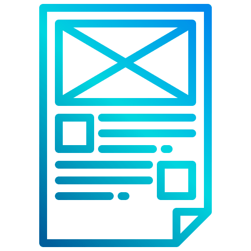 Layout interface image page icon Layout interface image page icon