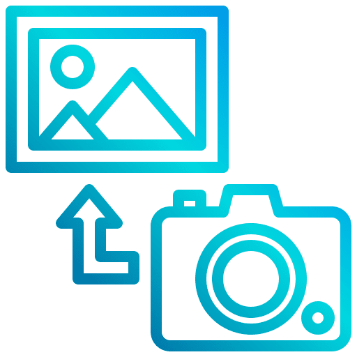 Photography camera image editor icon Photography camera image editor icon