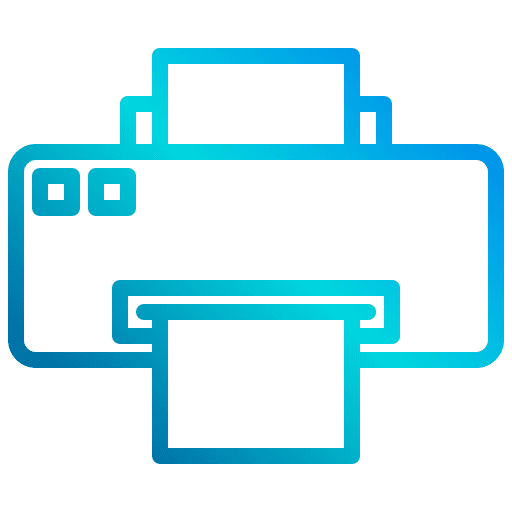 Printer graphic design electronics offset icon Printer graphic design electronics offset icon