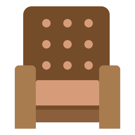 Armchair armchair house furniture and household icon Armchair armchair house furniture and household icon