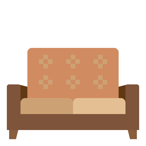 Sofa comfortable relax sofa icon Sofa comfortable relax sofa icon