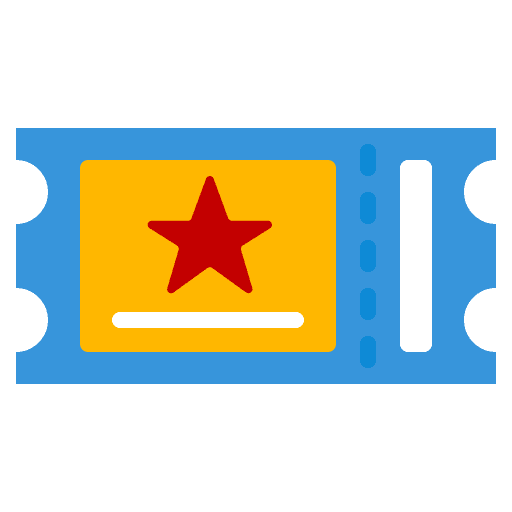 Ticket ticket entertainment festival icon