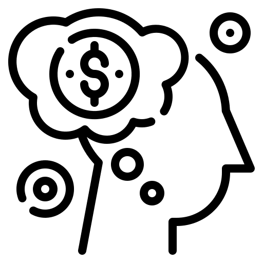 Finance finance think planner icon Finance finance think planner icon