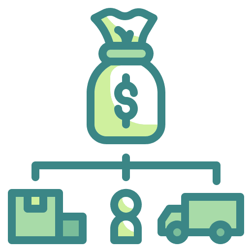 Cost cost expense resources icon