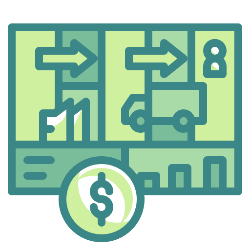 Model business and finance business template icon Model business and finance business template icon