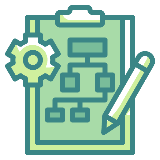 Plan project scheme planning icon