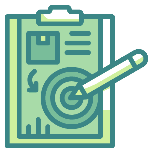 Target arrow objectives goal icon Target arrow objectives goal icon