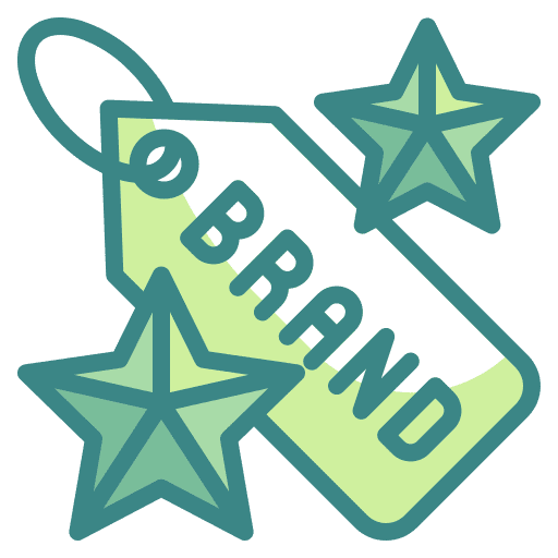 Brand marketing tag commercial icon Brand marketing tag commercial icon