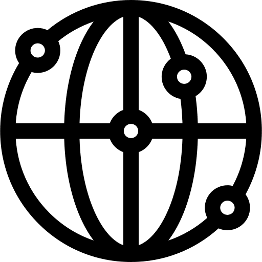 Network networking internet global icon