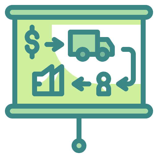 Presentation projector plan business and finance icon Presentation projector plan business and finance icon