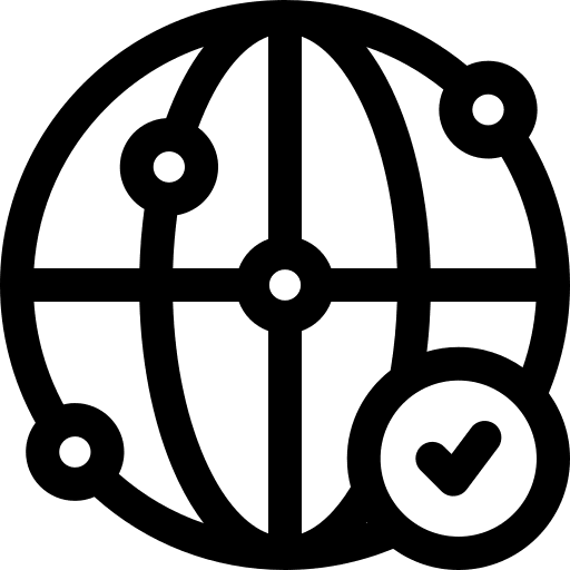 Connected networking technology ui icon Connected networking technology ui icon