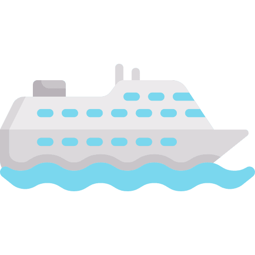 Cruise ship cruise ship transportation ships icon