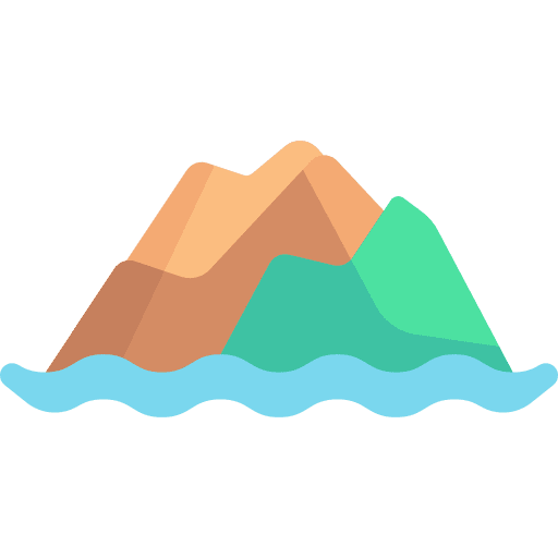 Island island ocean nature icon