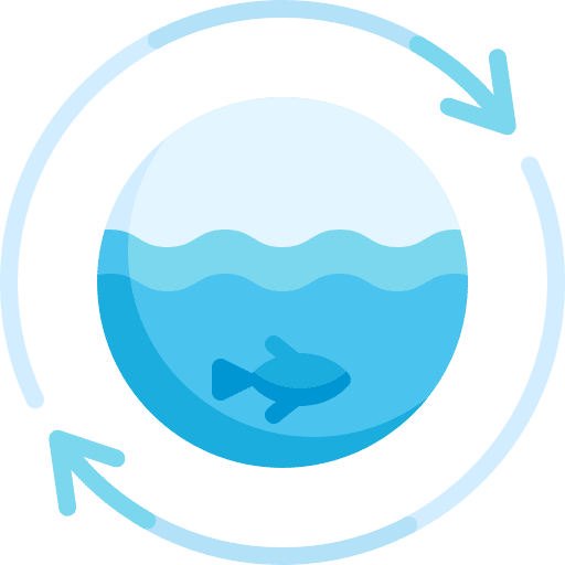 Sea fish preserve water icon Sea fish preserve water icon