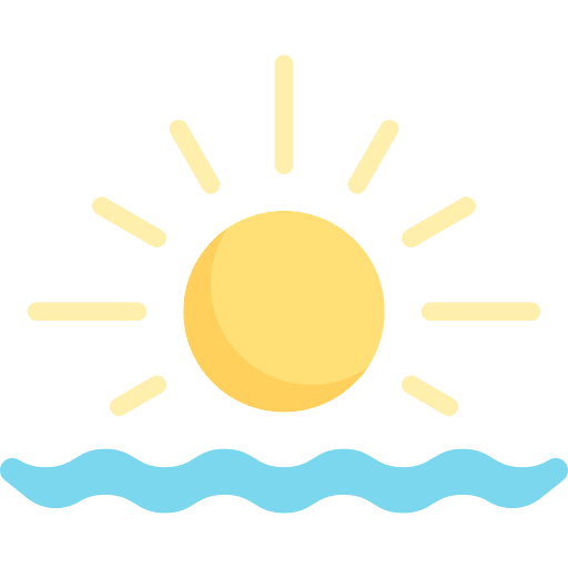 Sunset nature weather sunrise icon Sunset nature weather sunrise icon
