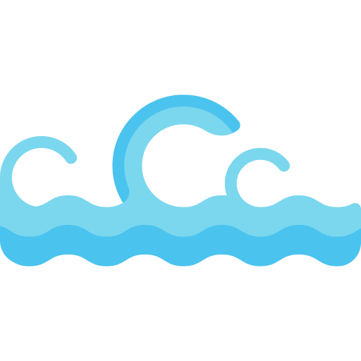 Wave summer beach wave icon Wave summer beach wave icon
