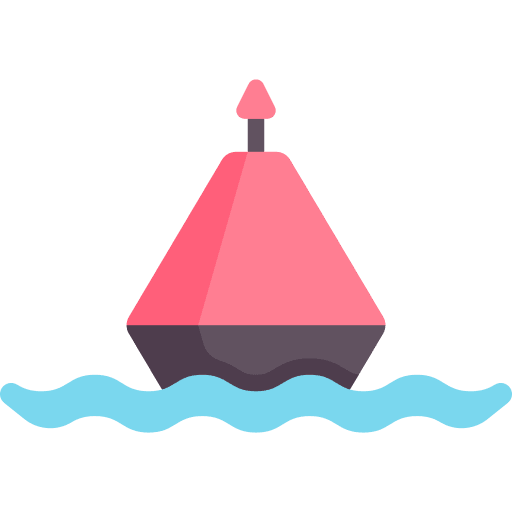 Buoy sea protection floating icon Buoy sea protection floating icon