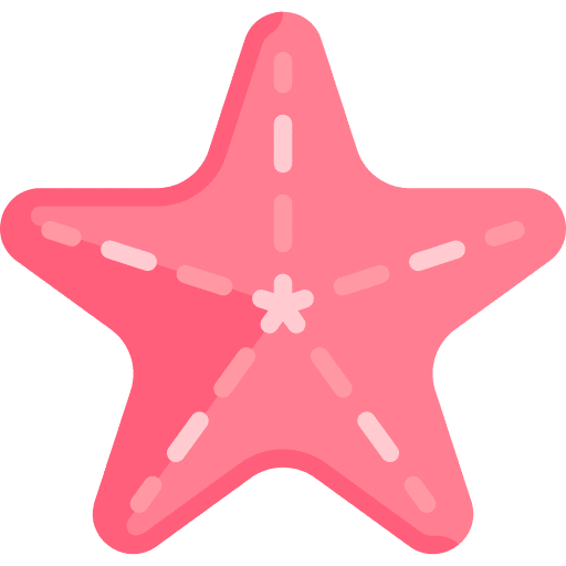 Starfish aquarium animals sea life icon Starfish aquarium animals sea life icon