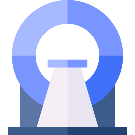 Tomography radiology hospital ct scan icon