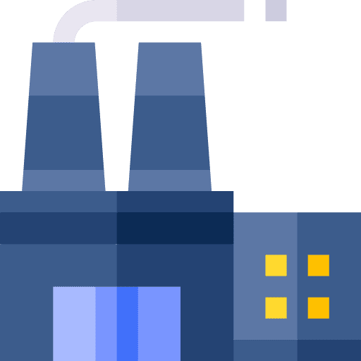 Factory undertaking manufacture building icon Factory undertaking manufacture building icon