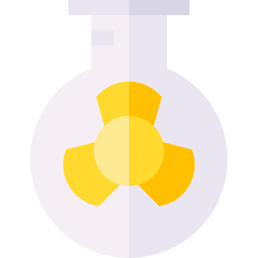 Flask science industry nuclear icon Flask science industry nuclear icon