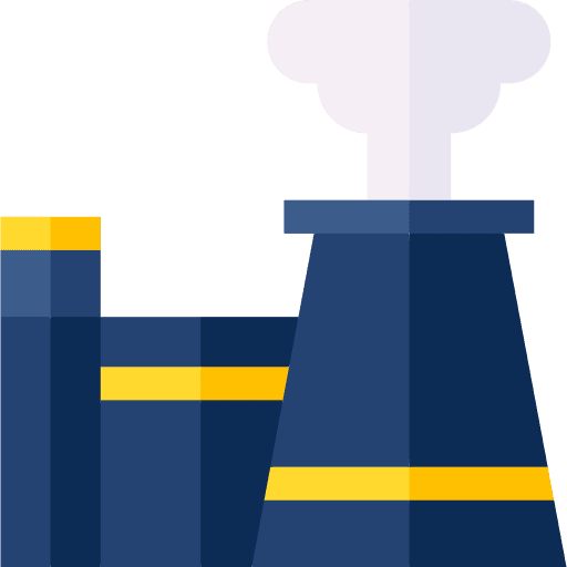 Nuclear plant nuclear energy nuclear power industry icon Nuclear plant nuclear energy nuclear power industry icon