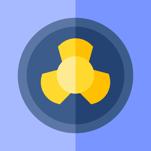 Radiation contamination radiation hazard sign icon Radiation contamination radiation hazard sign icon