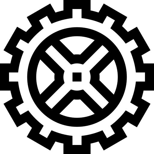 Management cogwheel process business and finance icon Management cogwheel process business and finance icon