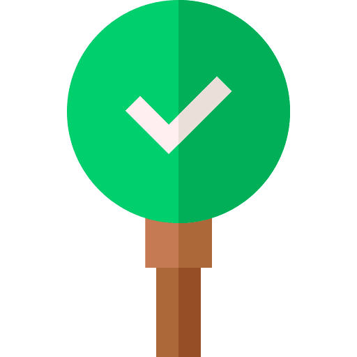Bid check mark checked accept icon Bid check mark checked accept icon