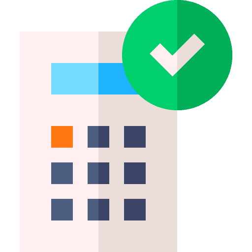 Calculator education calculator technological icon Calculator education calculator technological icon