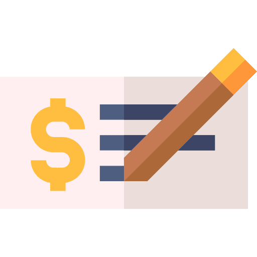 Cheque bank check cheque banknote icon Cheque bank check cheque banknote icon
