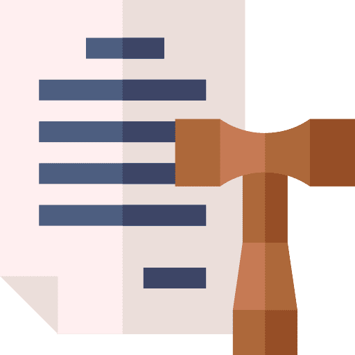 Contract bid certificate file icon Contract bid certificate file icon