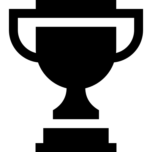 Trophy sports and competition business and finance cup icon