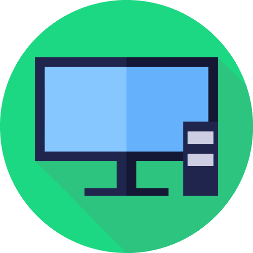 Tv electronics monitor screen icon