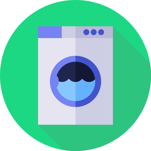 Washing machine laundry electronics furniture and household icon