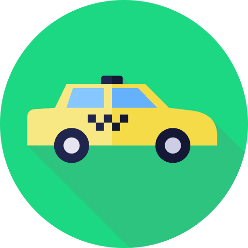 Taxi cab travel automobile icon Taxi cab travel automobile icon