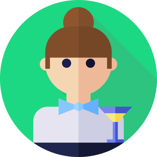 Barwoman avatar brown hair caucasian icon Barwoman avatar brown hair caucasian icon
