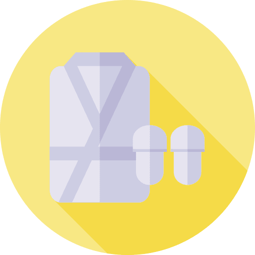 Bathrobe clothes home slippers icon Bathrobe clothes home slippers icon