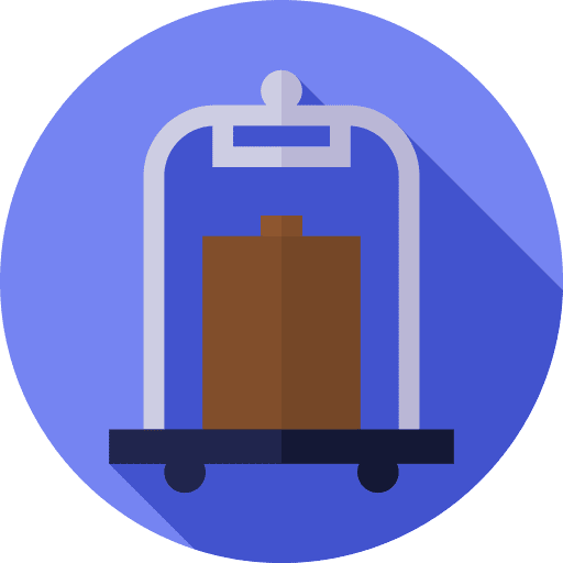 Trolley cart baggage trolley icon Trolley cart baggage trolley icon