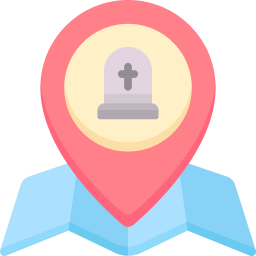 Cementery map pointer cementery tomb icon Cementery map pointer cementery tomb icon