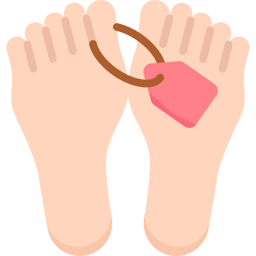 Corpse body toe miscellaneous icon Corpse body toe miscellaneous icon