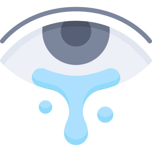 Tears crying mourning miscellaneous icon