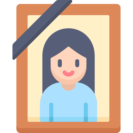 Photo frame portrait photo frame funeral icon Photo frame portrait photo frame funeral icon