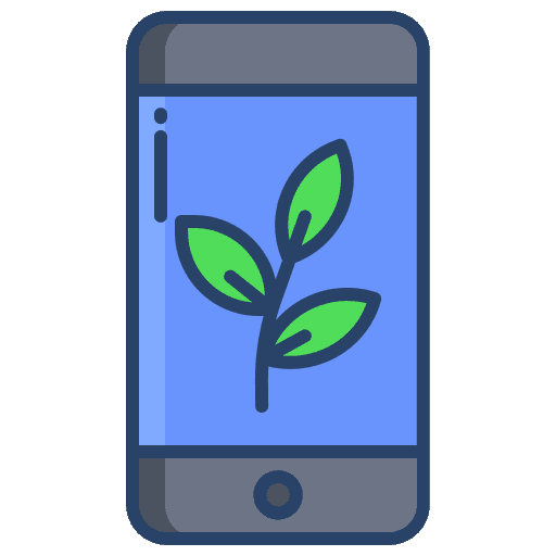Mobile mobile electronics ecology and environment icon