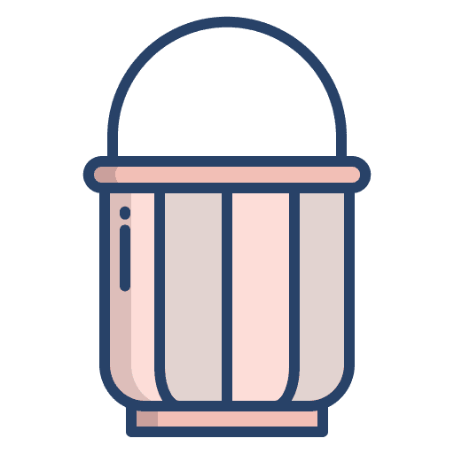 Bucket farm water bucket icon Bucket farm water bucket icon