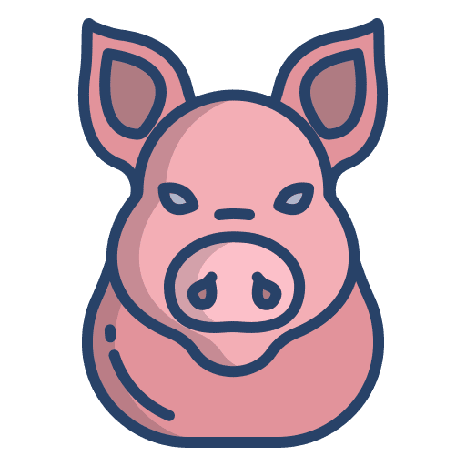 Pig pig mammal animals icon Pig pig mammal animals icon