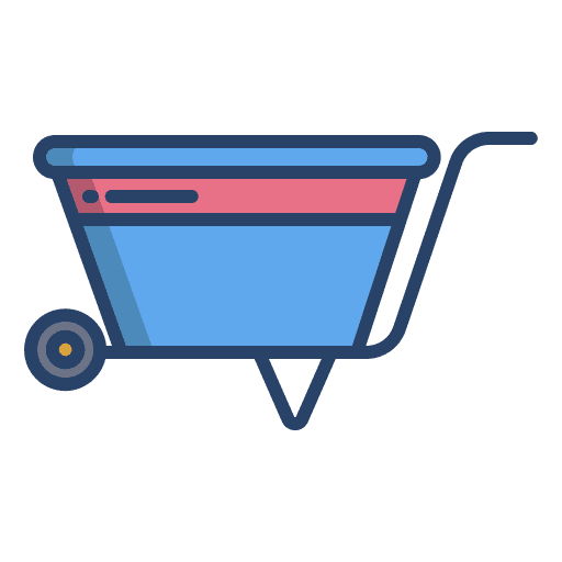 Wheelbarrow agriculture farm equipment icon Wheelbarrow agriculture farm equipment icon