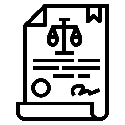 Certificate files and folders degree license icon