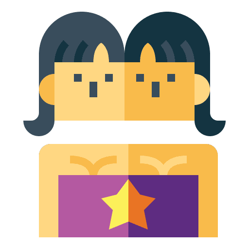 Gemini signs twins people icon Gemini signs twins people icon