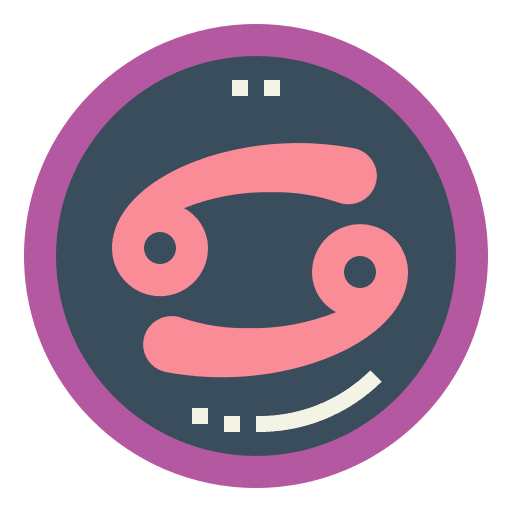 Cancer astrology constellation horoscope icon Cancer astrology constellation horoscope icon